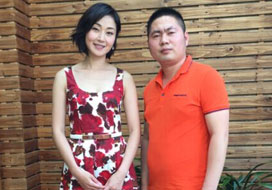 广州新航与明星合影