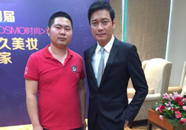 广州新航与明星合影